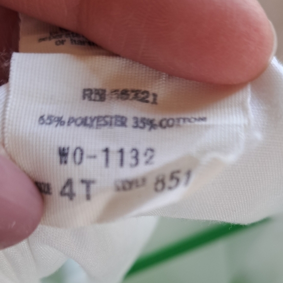 The Pond Vintage Green Pinstripes  Romper Patchwork Lamb 2 Piece Lightweight - Picture 6 of 12